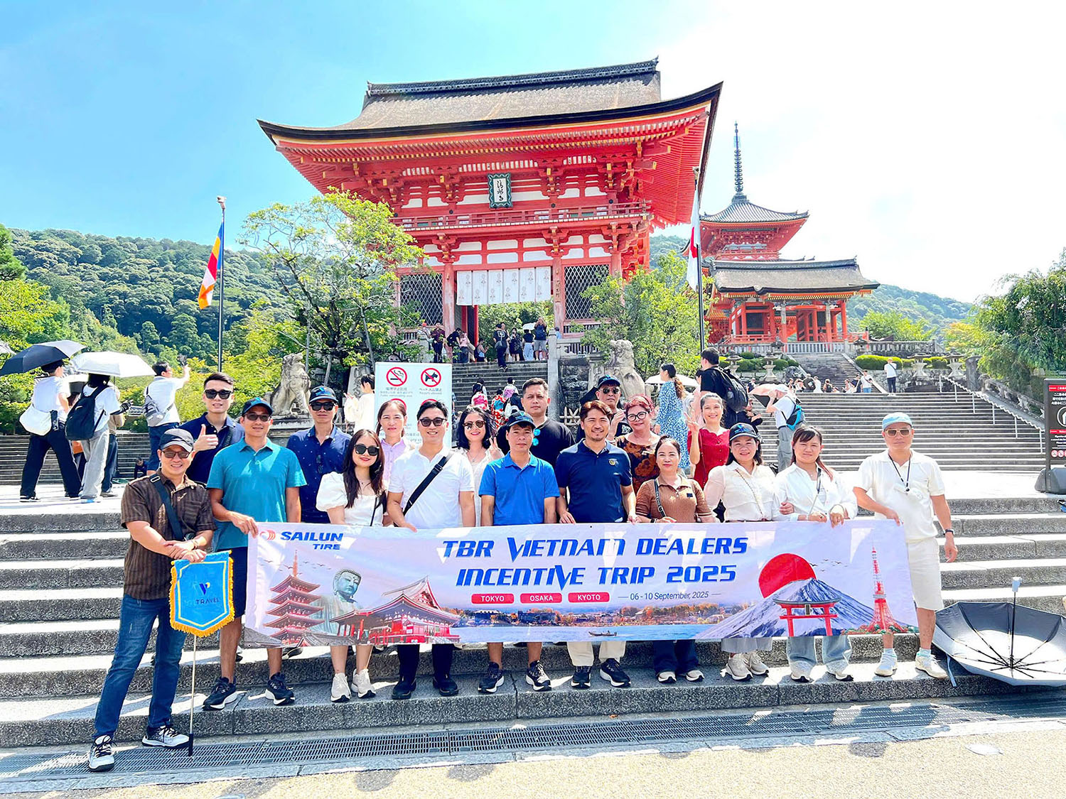 Sailun Tire Việt Nam tri ân nhà phân phối lốp xe tải xuất sắc khu vực phía Bắc tai Nhật Bản 